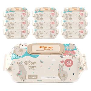 블룸범 클래식 프리미엄 엠보싱 아기물티슈 캡형 sm