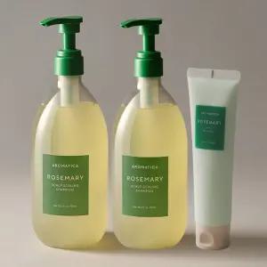 [공식] 아로마티카 로즈마리 스칼프 샴푸 750ml 2개+로즈마리 트리트먼트 160ml