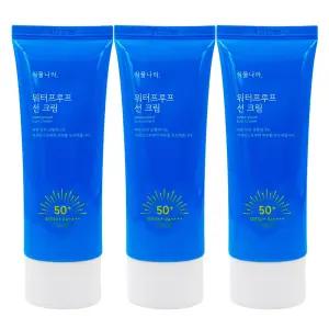 식물나라 워터프루프 선크림100ml x3개