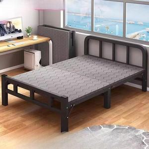 슈퍼싱글 침대프레임 접이식 철제 간이 사무실 폴딩 침대 원목 깔판 철제프레임 싱글