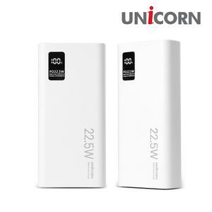 보조배터리고속 일체형보조배터리 대용량보조배터리 유니콘 C타입보조배터리 20000mAh C타입 PD3.0 고속 고