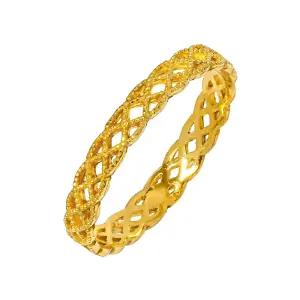 한국금다이아몬드 순금 여자 레이스 금 반지 24K 1.5g