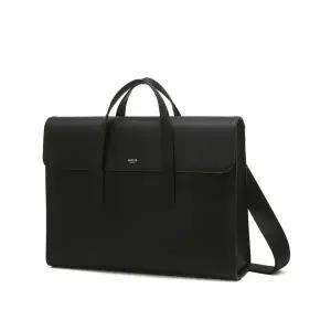 [롯데백화점]헤지스ACC [인기신상] HJBA5F411BK_남성 블랙 로고배색 가죽 서류가방