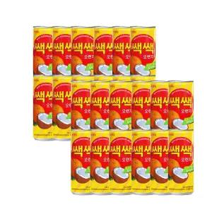 롯데칠성 쌕쌕 오렌지 240ml 24개입/캔음료/무배