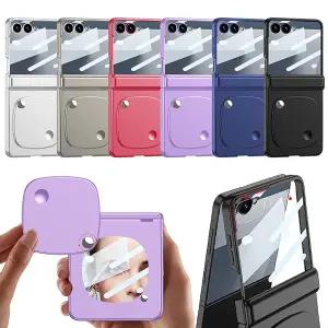 갤럭시z플립7 마그네틱 힌지 보호 스핀 슬라이드 미러 액정 풀커버 단색 컬러 하드 지플립 제트플립 케이스