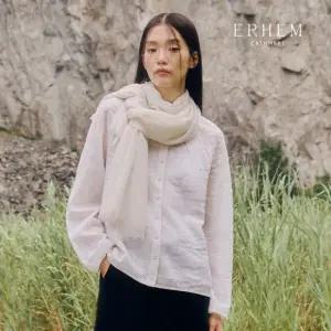 25FW 소모사 화이트 캐시미어 100 빅 숄 1종