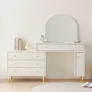 락유 템바보드 수납 화장대 1000