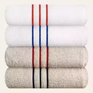 송월 타올 호텔 수건 10장 프리미엄 고중량 코마사 40수 200g 내추럴 코튼
