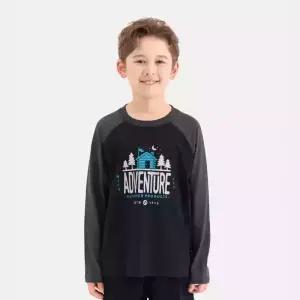 [아웃도어 프로덕츠 키즈]라글란 그래픽 티셔츠 (딥그레이) OD253ILS07_DGY