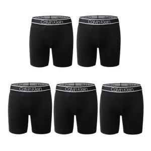 CK 캘빈클라인 비스코스 블렌드 스트레치 5팩 박서브리프 남성 팬티 블랙 NP2677O-001