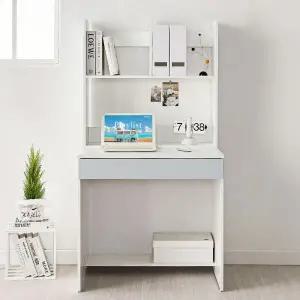 아트박스/벨리카가구 도아 컴퓨터 테이블 1인 학생 원룸 데스크 책상 800