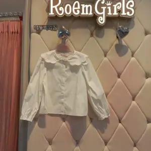 로엠걸즈 DP01 스칼랩에리 블라우스 스칼랩에리 블라우스  RGBW2511P