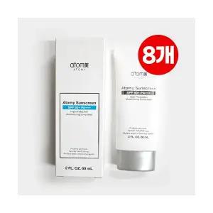 애터미 선크림 화이트 SPF50+ PA+++ 60mL 8개