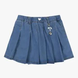 [로엠걸즈] 플리츠 데님 스커트 RGWH25S2C [P003694673]