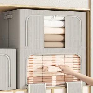 이불박스 옷수납박스 겨울옷보관 패브릭수납함 투명창