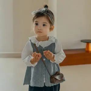 [보리보리/해피프린스]벨라 니트 아기 조끼