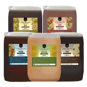 베트남 자연 벌 꿀 대용량 말통 야생화 아카시아 리치 롱안 커피) 25kg