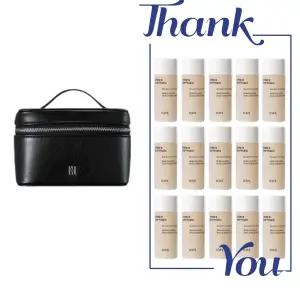 홀리데이 에코레더박스백 파우치 + 아이오페 스템3 소프너 스킨 225ml (15ml 15개) 세트