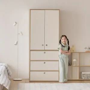 그로잉핏 주니어 옷장 키큰장 키즈장 B형_서랍형 3colors