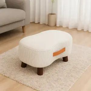 손잡이 달린 이동식 발받침의자 다용도 풋스툴 휴식 보조의자 소파 컴퓨터 풋레스트 간이 발판