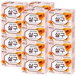 동산 살구비누 90g x 16개 / 세수 세안 샤워 클렌징 핸드 비누
