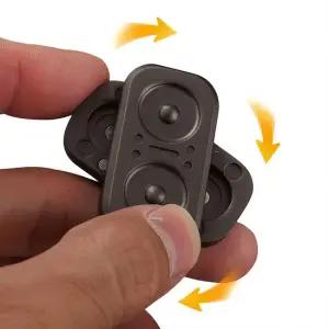 마그넷 피젯스피너 피젯토이 블랙 금속 슬라이드 푸시 스트레스해소 B1785-O