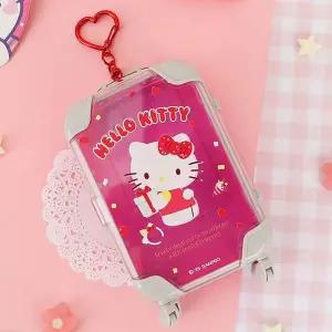 [하프클럽/]미니 캐리어 키링 헬로키티 1P 포카 인형계 가방고리