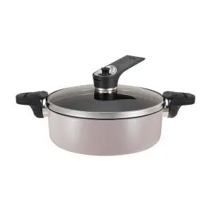 [해피콜][본사직영] 뉴 오리진 진공 저압냄비 IH 전골 24cm