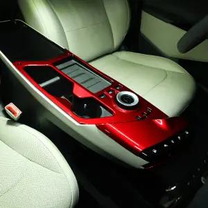 EV6 기어 패널 몰딩 카본 커버 스크래치방지 차량 용품