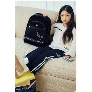 [베네통키즈]샤인 메쉬 책가방 QCBG05611BK_블랙_s