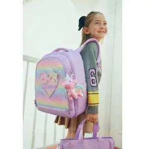 [베네통키즈]리본 하트 몰드 책가방 QCBG01611LV_라이트바이올렛_s