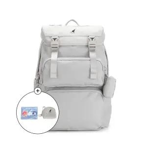 [롯데백화점]캉골 스쿼드 백팩 1490 라이트그레이 KSEBBP14900LY
