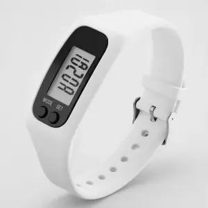 10컬러 방수 만보계 손목시계형 스마트 만보기 다이어트 걷기 운동량 측정거리 칼로리 체크