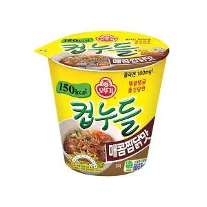 소컵라면 오뚜기 컵누들 매콤찜닭맛 45.5 15개