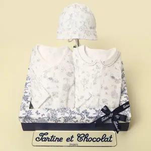 [롯데백화점]타티네쇼콜라 (임신축하출산선물3종세트)이솝배냇가운+우주복+모자TNPRNG061N-163