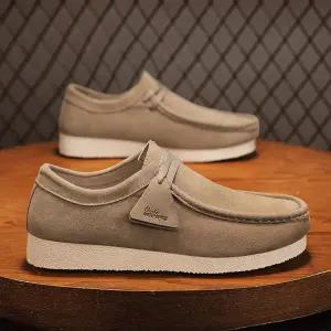 스웨이드 남성 왈라비 로퍼 슈즈 남자 단화 HK16