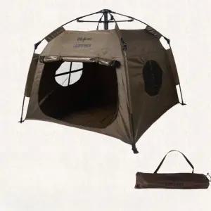 대형견 방수 자외선차단 접이식 강아지 텐트 캠핑 하얀색