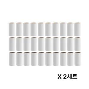 테이프크리너 리필 돌돌이 / 찍찍이리필 60개 (10cm X 4m)