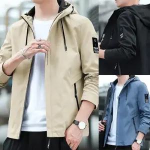 간절기 후드바람막이 점퍼 점퍼 남성점퍼 아우터 가을점퍼 후드잠바
