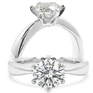 1캐럿 모이사나이트 다이아몬드 다이아 반지 프로포즈 포에버