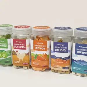 베베페페 100 원물 동결건조 강아지간식 고양이간식 데이트릿