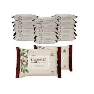 코스트코 메르슈 무표백 순면 아기 물티슈 20매 x 20팩