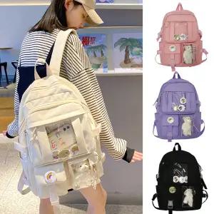 가벼운 백팩 책가방 초등학생 성인 겸용 여행 소풍 학생 가방