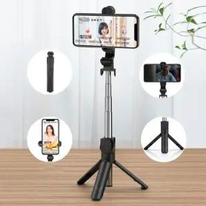 접이식 휴대폰 블루투스 무선 셀카봉 핸드폰 삼각대