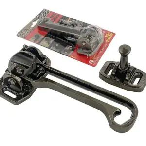 이중 잠금 걸쇠 강화문 원룸 문고리 현관문 안전 고리 방범 보조 내부