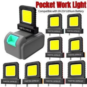 충전식투광기 14W LED 캠핑 랜턴 미니 포켓 작업등 21V 배터리 전동 공구 액세서리