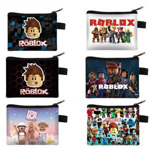 로블록스 동전 지갑 귀여운 만화 애니메이션 휴대용 보관 가방 미니 카드 키 정리함 선물