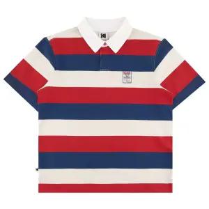 코닥 골드모먼트 스트라이프 럭비 카라 반팔 티셔츠 K6223LTS11RED