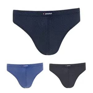 [투바나나] 남성 아쿠아-X 스트라이프 삼각 팬티 3211 (3매입) 브리프