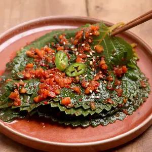 국내산 당일생산 깻잎김치 500g 1kg